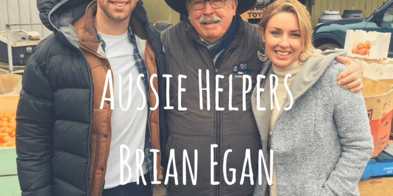 Aussie Helpers Brian Egan